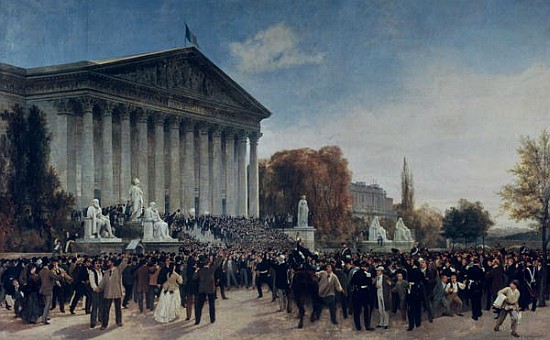 The Palais du Corps Legislatif after the Last Sitting on 4th September 1870 from Jacques Guiaud