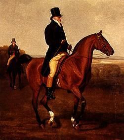 Portrait the Francis Augustus's Lord of Heathfield to horse from Jacques-Laurent Agasse