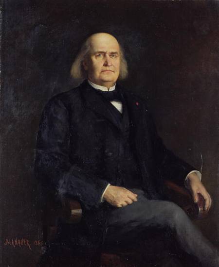 Portrait of Charles Leconte de Lisle (1818-94) from Jacques Leonard Blanquer