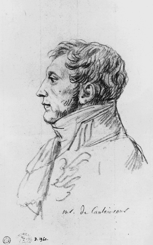 Portrait of Armand Augustin Louis. Marquis de Caulaincourt (1772-1827) from Jacques Louis David