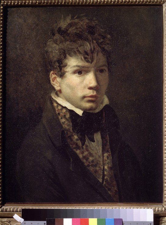 Portrait of a young man (Portrait of the artist Ingres?) from Jacques Louis David