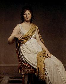 Portrait of the madam Verniac from Jacques Louis David