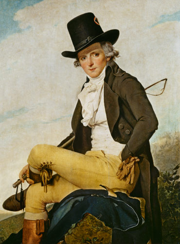 Portrait of Pierre Seriziat (1757-1847) the artist's brother-in-law from Jacques Louis David