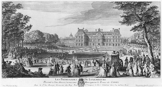 Walking in the Luxembourg gardens from Jacques Rigaud