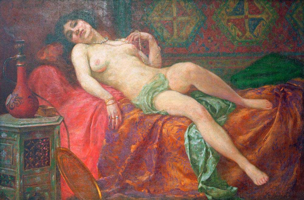 Resting odalisque from Jakub Obrowsky
