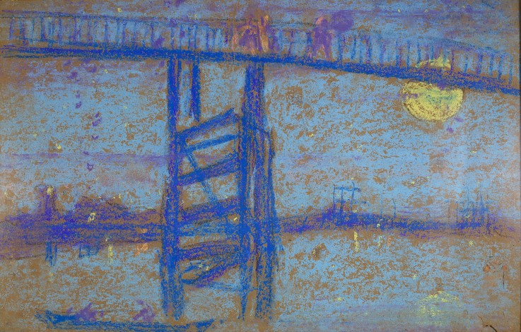 Nocturne: Battersea Bridge from James Abbott McNeill Whistler