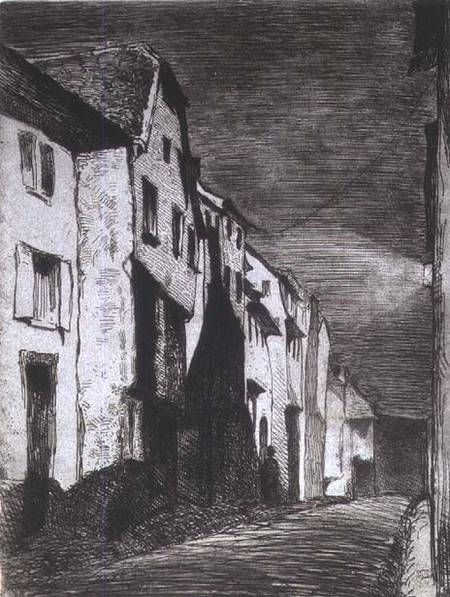 Street in Saverne from James Abbott McNeill Whistler