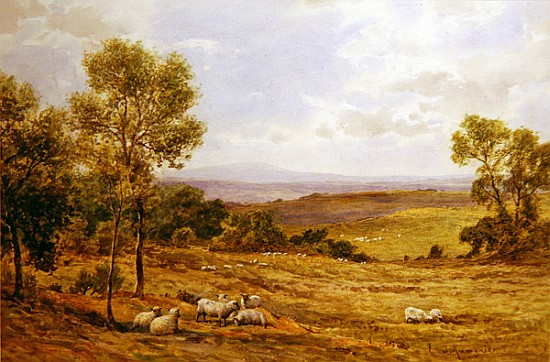 Cumberland hills from Wardrew House, Gilston from James Aumonier