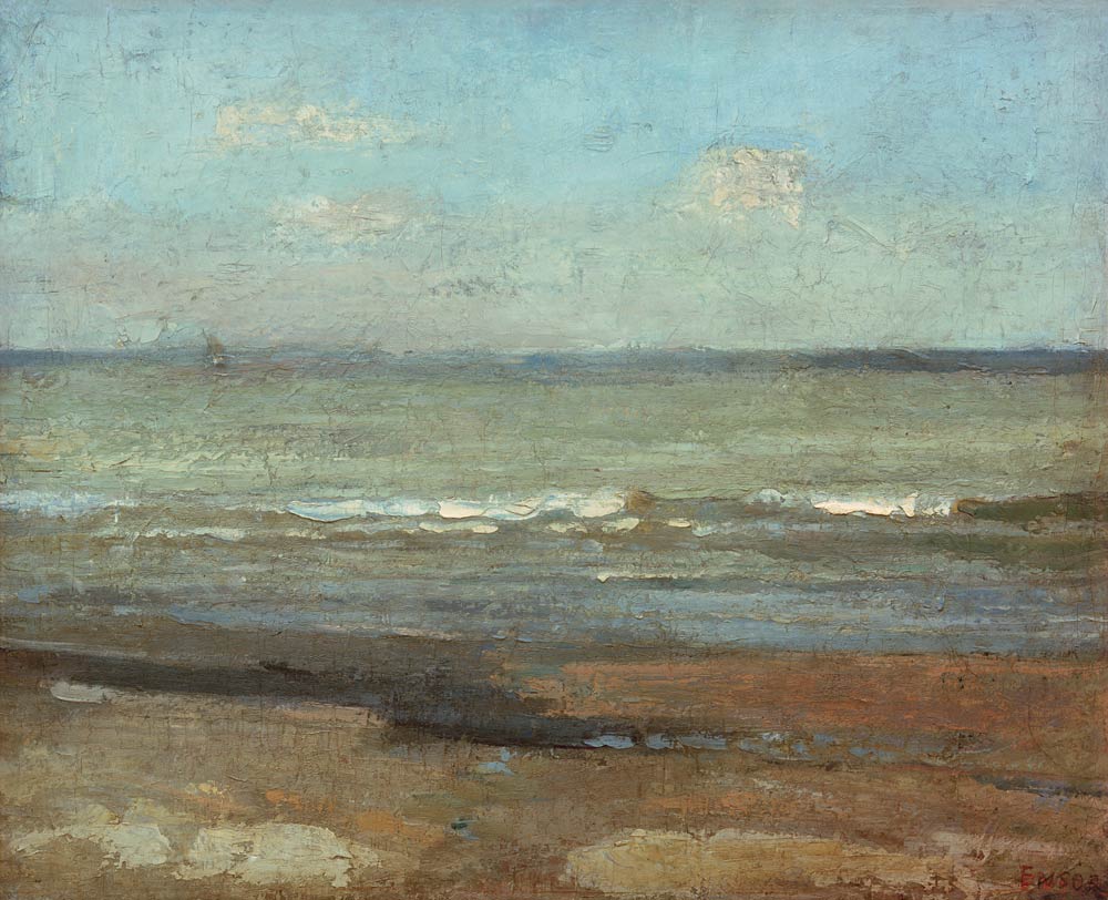 Gray seascape from James Ensor