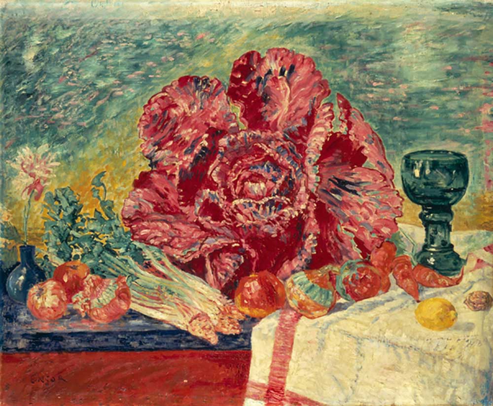 The Red Cabbage, 1925 from James Ensor