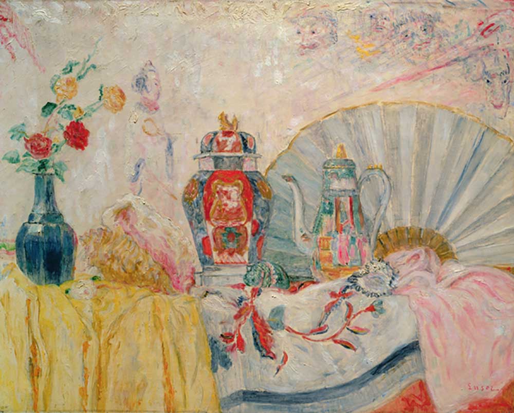 Still Life with Chinese Pottery, 1929 from James Ensor