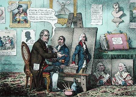 Two Pairs of Portraits, Presented to all the Unbiased Electors of Great Britain, by John Horne Tooke from James Gillray
