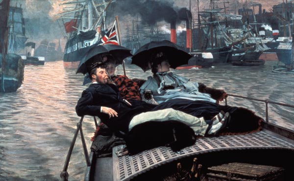 The Thames from James Jacques Tissot