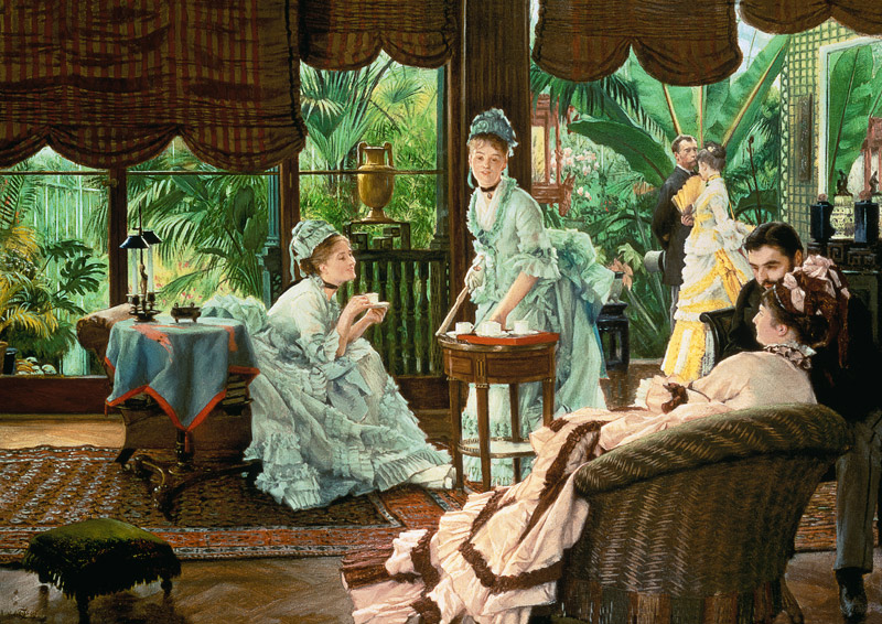 In the Conservatory (The Rivals) from James Jacques Tissot