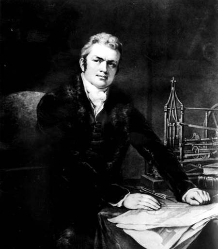 Sir Marc Isambard Brunel (1769-1849) 1812-13  (b&w photo) from James Northcote