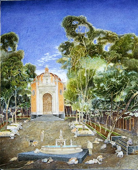 The Chapel of La Conchita, 2001 (oil on canvas)  from  James  Reeve