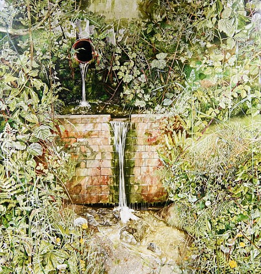 The Land Drain, 1977 (oil on canvas)  from  James  Reeve