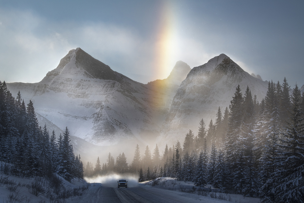 Riding Under Frozen Rainbow from James S. Chia
