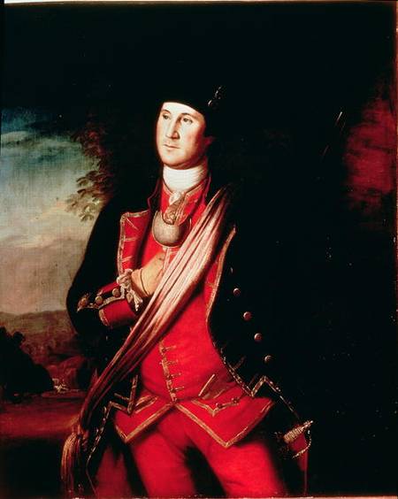 Portrait of George Washington (1732-99) from James the Elder Peale