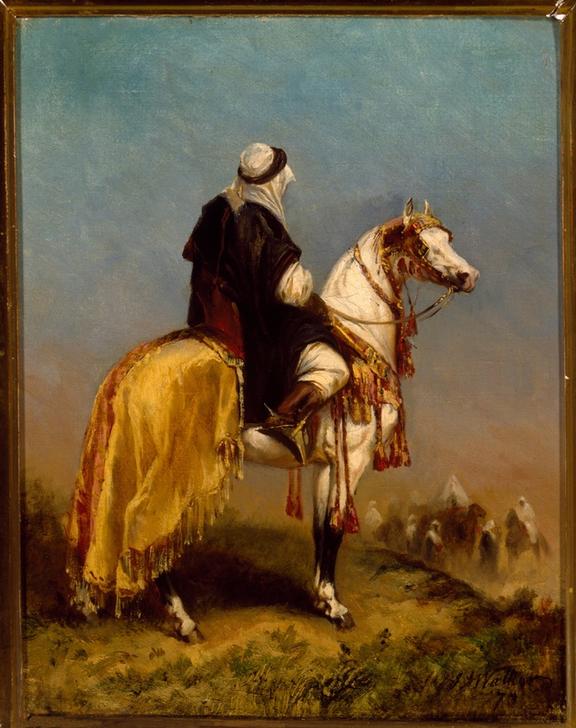 An Arab Rider - James Alexander Walker as art print or hand painted oil.