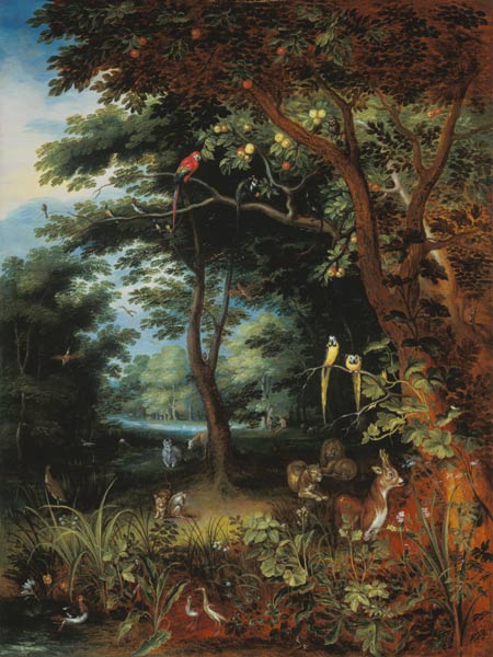 The Earthly Paradise from Jan Brueghel d. Ä.