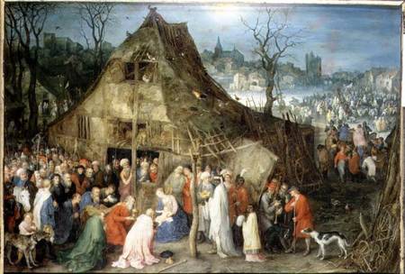 Adoration of the Magi from Jan Brueghel d. Ä.