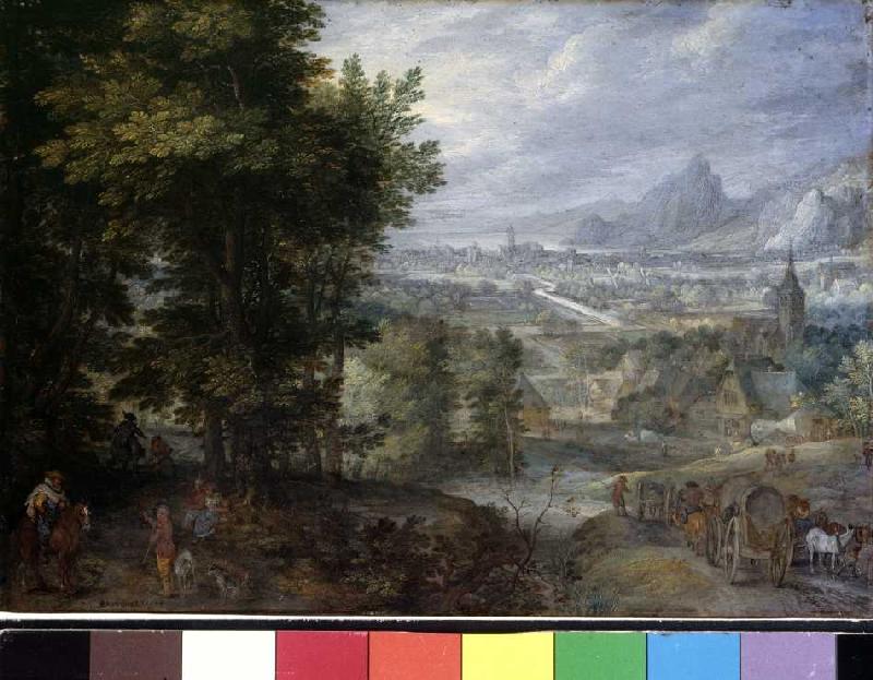 Bewaldete Landschaft from Jan Brueghel d. Ä.