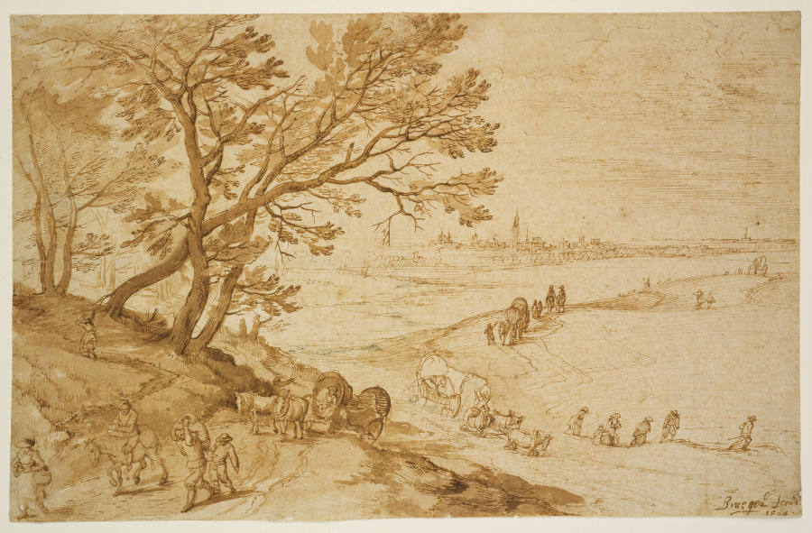 Landschaft mit Blick auf Antwerpen from Jan Brueghel d. Ä.