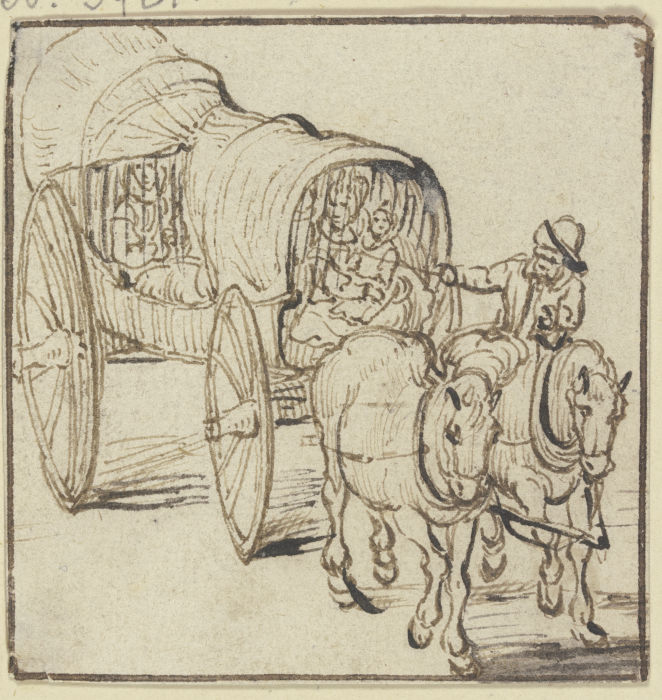 Covered cart from Jan Brueghel d. Ä.