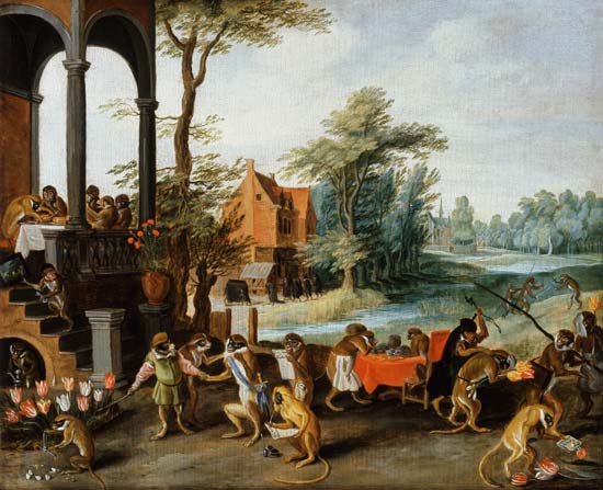 A Satire of the Folly of Tulip Mania from Jan Brueghel d. J.