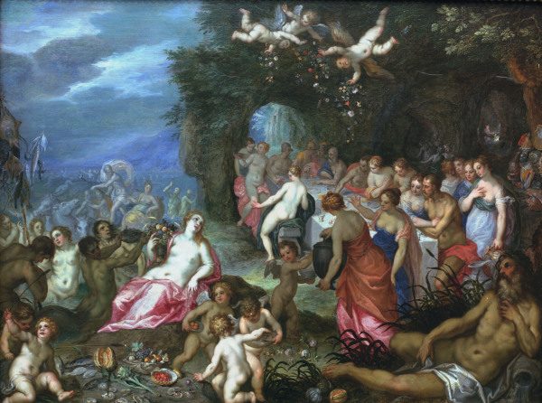 Balen a.Brueghel /Feast of the Gods/1620 from Jan Brueghel d. J.