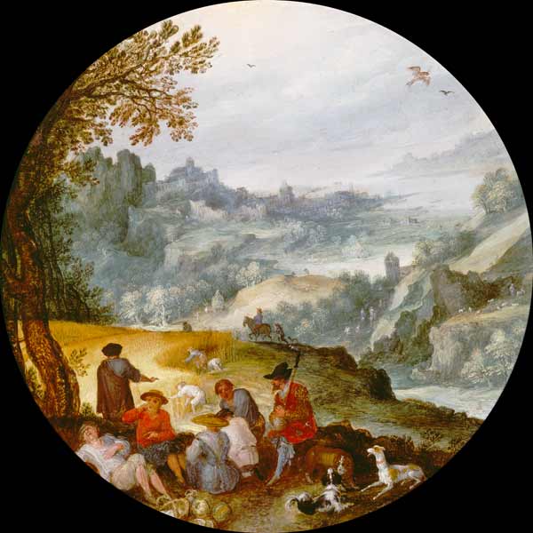 J.Brueghel d.Ä./ Die Ernte/ um 1594 from Jan Brueghel d. J.