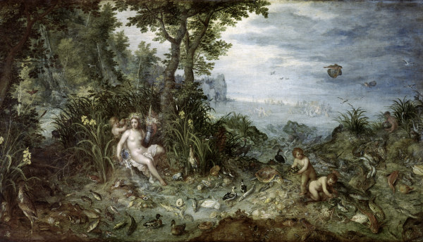 J.Brueghel d.Ä., Allegorie des Wassers from Jan Brueghel d. J.