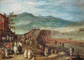 Jan Brueghel d.Ä., Brücke zu Talavera