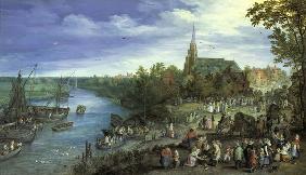 Brueghel, the Elder, Village Market.