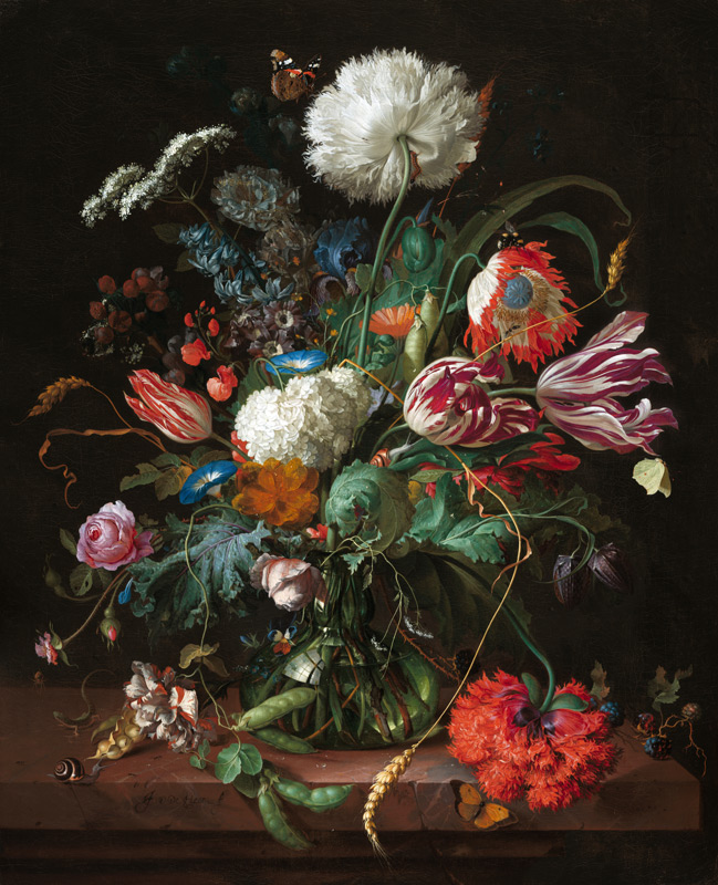 Flower vase from Jan Davidsz de Heem