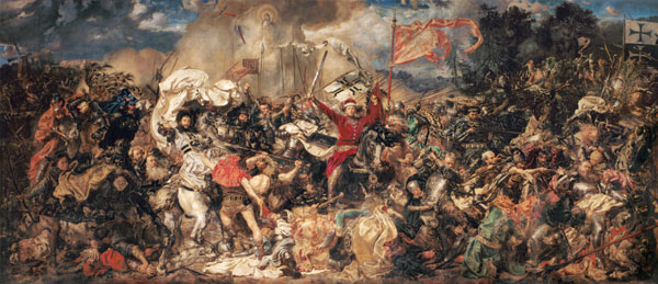 The battle of Tannenberg from Jan Matejko