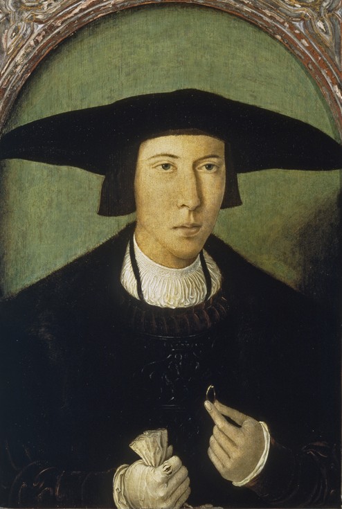 Portrait of a Young Man from Jan Mostaert