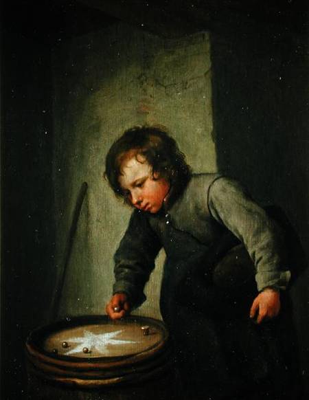 Boy Playing with Marbles from Jan Havickszoon Steen