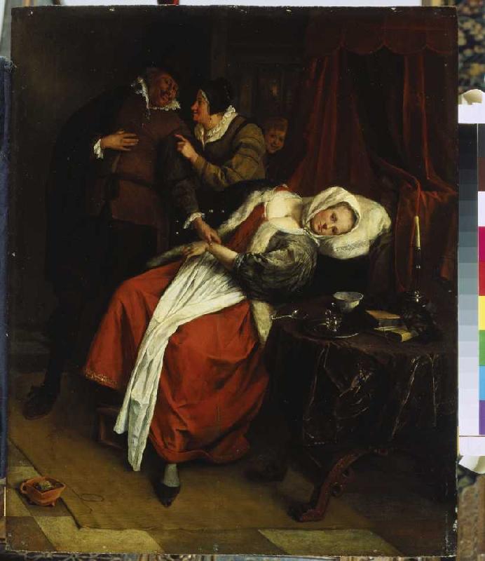 The sick call. from Jan Havickszoon Steen