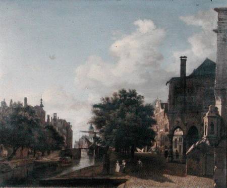 View of a Dutch Town from Jan van der Heyden
