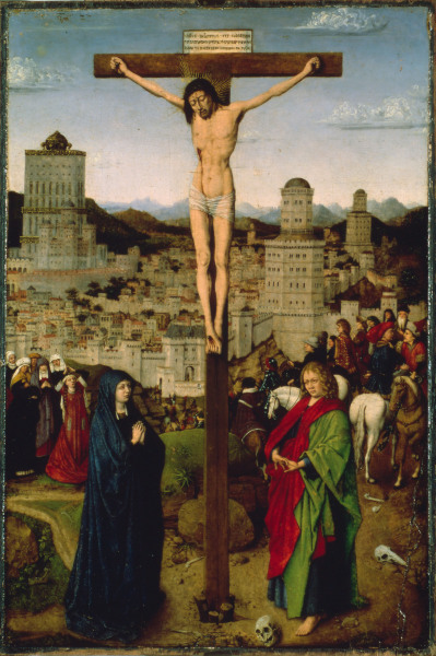 Crucifixion , Hubert van Eyck from Jan van Eyck