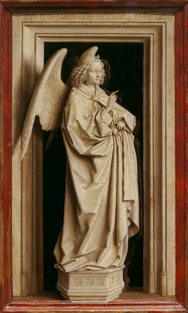 Diptych of the Annunciation from Jan van Eyck
