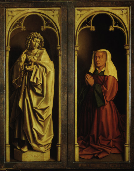 Donor portrait , Ghent Altar from Jan van Eyck