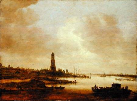View from Rhenen (from the West) from Jan van Goyen