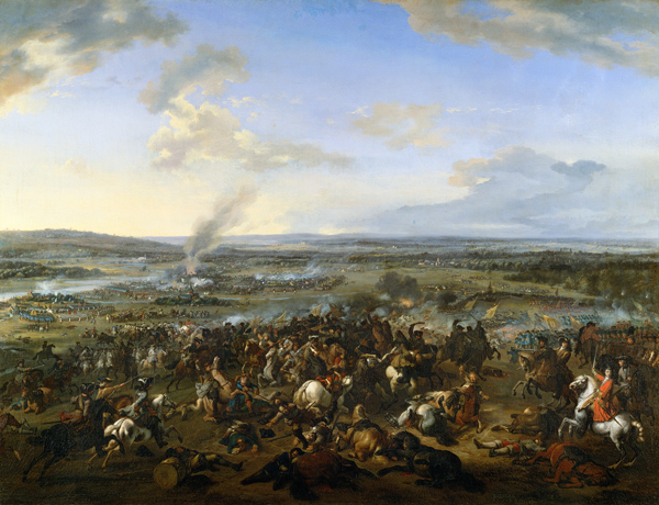 The battle at Höchstädt on 13-8-1704 from Jan van Huchtenburgh