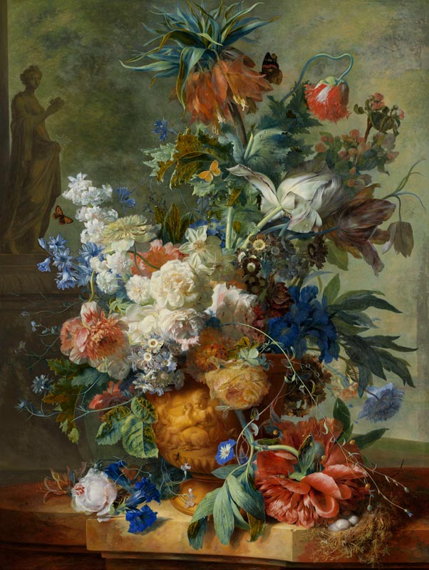 Still Life with Flowers from Jan van Huysum