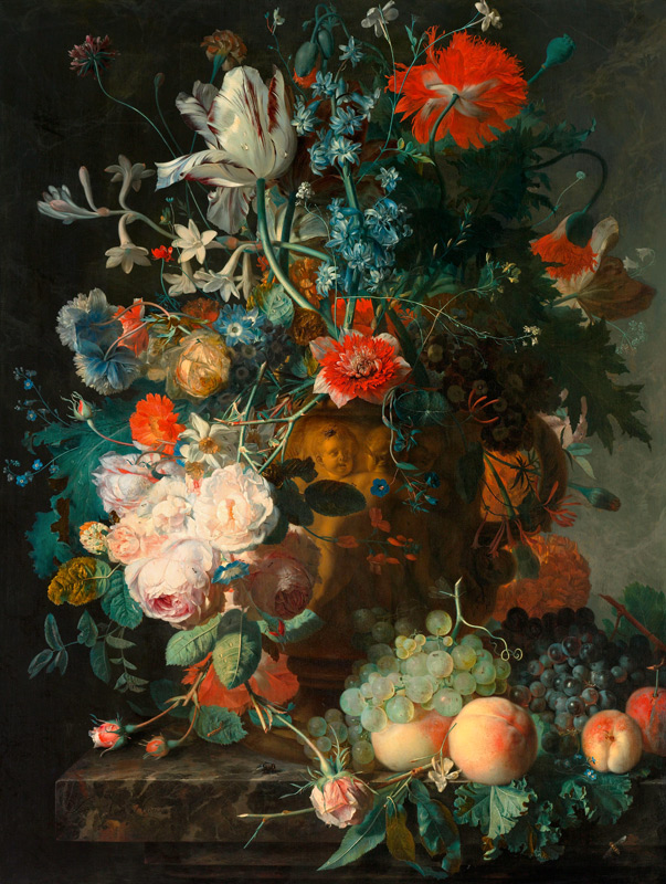 Stillleben mit Früchten und Blumen from Jan van Huysum