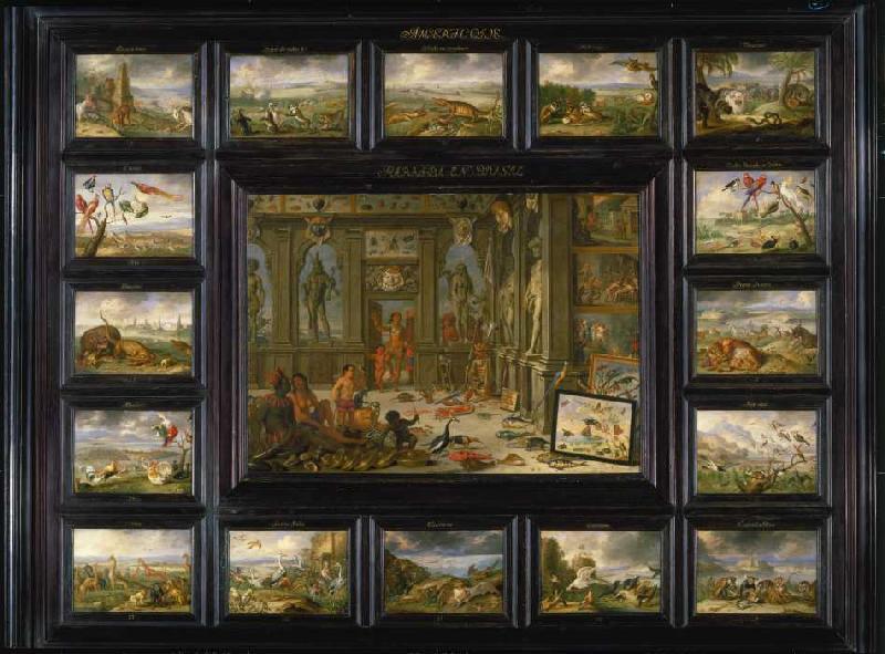 Panel 'America', cycle 'The Four Continents' from Jan van Kessel the Elder