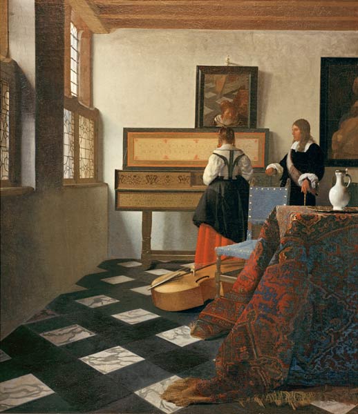 The Music Lesson from Johannes Vermeer